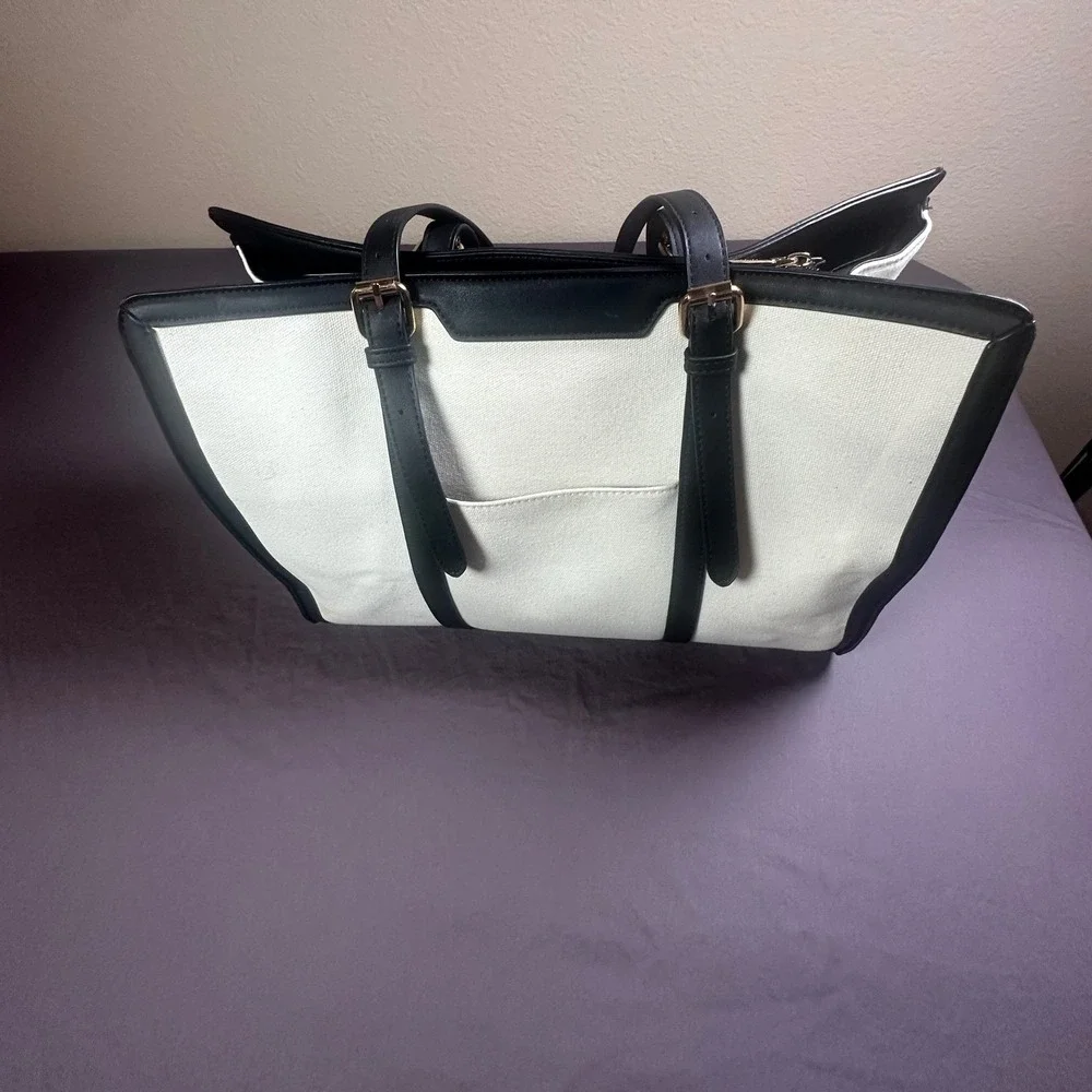 LOVEVOOK Laptop Bag for Women 15.6‎ inch Lightweight Canvas Laptop Tote, Large